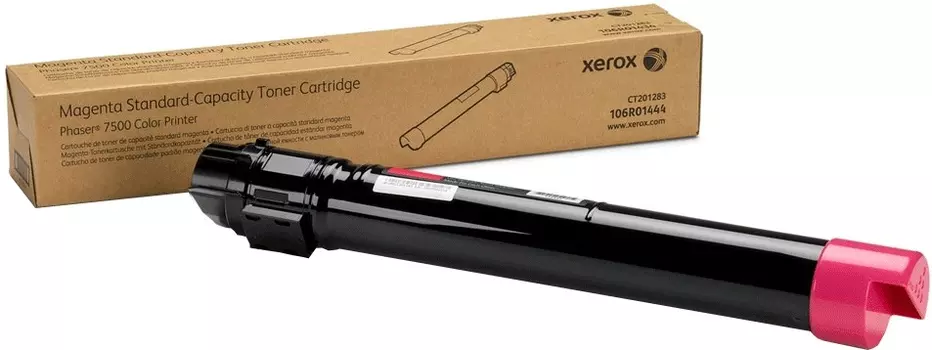 Картридж лазерный Xerox 106R01444, пурпурный, 1шт., 17800 страниц, оригинальный, для Xerox Phaser 7500