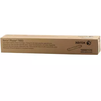 Картридж лазерный Xerox 106R01570, голубой, 17200 страниц, оригинальный для Xerox Phaser 7800