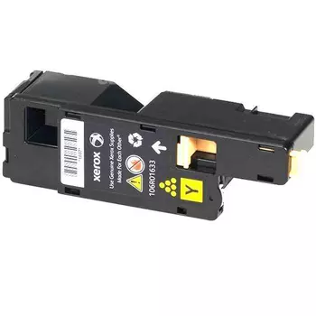 Картридж лазерный Xerox 106R01633, желтый, 1000 страниц, оригинальный для Xerox Phaser 6000, 3010, WorkCentre 6015