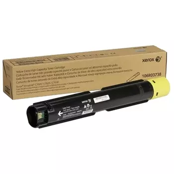 Картридж лазерный Xerox 106R03738/106R03746, желтый, 16500 страниц, оригинальный для Xerox VersaLink C7020/7025/7030