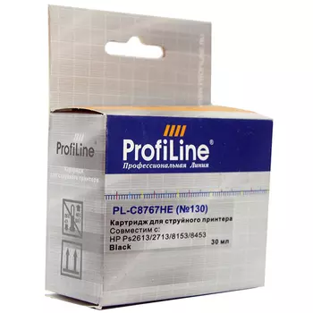 Картридж струйный ProfiLine PL-C8767HE (C8767HE/C8767HE), черный, совместимый, 860 страниц, для HP PS2613/2713/8153/8453/K7103