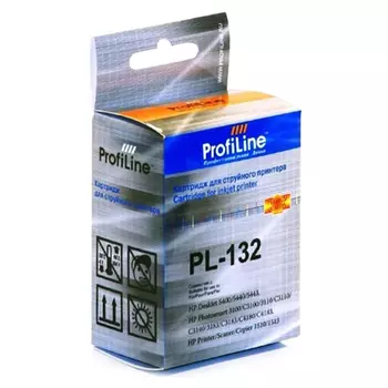 Картридж струйный ProfiLine PL-C9362HE (№132/C9362HE), черный, совместимый, 220 страниц, для HP DJ D4260/D4360, C4280/C4380/C4385/C4480/C4524/C4580/C5280/D5360, OJ J5730/J5780/J5785/J6410/J6415