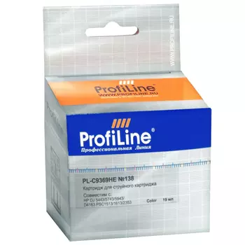 Картридж струйный ProfiLine PL-C9369HE (C9369HE/C9369HE), цветной, совместимый, 13 мл, для HP DJ 5443/5743/5943/D4163 PSC1513/1613/2353