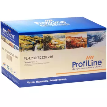 Картридж лазерный ProfiLine PL-E230/E232/E240 (E230/E232/E240), черный, 2500 страниц, совместимый для Lexmark E230/E232/E234/E238/E240/E330/E332/E340/E342/X340/X342/X203/X204