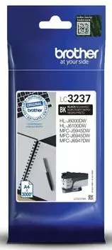 Картридж струйный Brother (LC3237BK), черный, оригинальный, ресурс 3000 страниц для Brother HLJ6000DWRE1/MFCJ5945DWRE1/MFCJ6945DWRE1