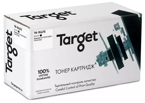 Картридж лазерный Target TR-TK675 (TK-675), черный, 20000 страниц, совместимый для Kyocera KM-2540/2560/3040/3060 с чипом