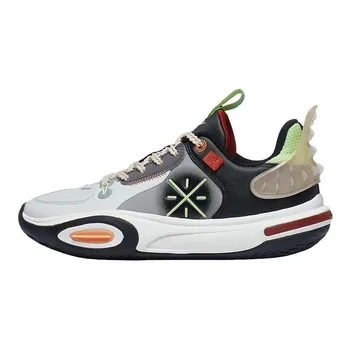 Баскетбольные кроссовки City 11 Kids GS Low-top Light Lime/black Lining Young, черный