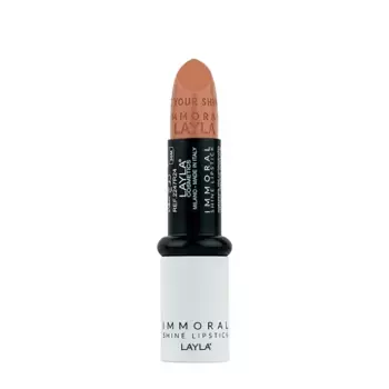 LAYLA COSMETICS Помада блестящая для губ, №1 / IMMORAL SHINE LIPSTICK ONE WISH 4 гр