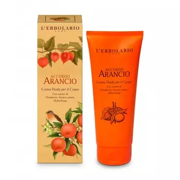LERBOLARIO Крем-флюид для тела с ароматом цитруса / Accordo Arancio Fluid Body Cream 200 мл