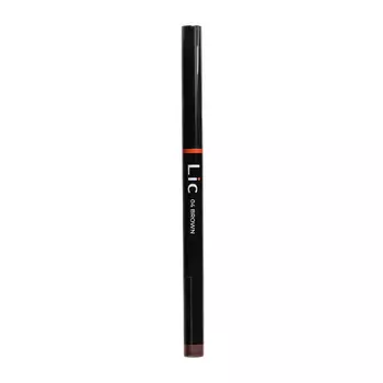 LIC Карандаш механический для бровей с треугольным грифелем 04 /Mechanical eyebrow pencil Brown 12 гр