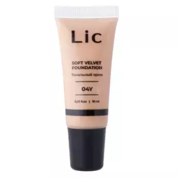 LIC Крем тональный мини-версия, 04Y / Soft Velvet Foundation Mini version 10 мл