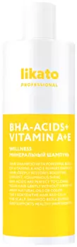 LIKATO PROFESSIONAL Шампунь минеральный для мягкого очищения жирной кожи головы / WELLNESS 400 мл