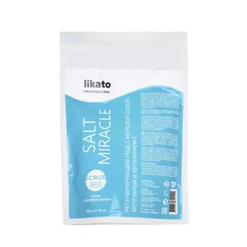LIKATO PROFESSIONAL Скраб регенерирующий с морской солью для тела / Likato professional (organic) 250 мл