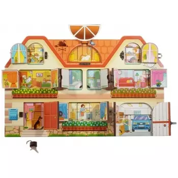 Развивающая доска Нескучные игры "Дом, в котором мы живем" арт.8008 (48х30, дерево)