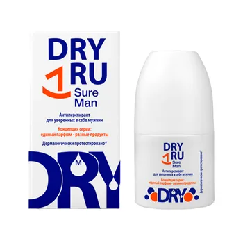 DRY RU Антиперспирант для уверенных в себе мужчин / Sure Man 50 мл