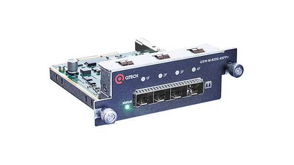 Модуль QTECH QSW-M-6200-4SFP+ для установки четырех трансиверов SFP+ для серии коммутаторов QSW-6200
