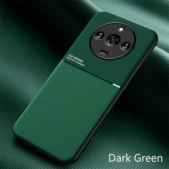Realme11 Realmi 11 Pro + 5G чехол автомобильный магнитный держатель кожаная задняя крышка для Realme 11 Pro Plus 5G мягкий силиконовый противоударный чехол For Realme11 5G чёрный
