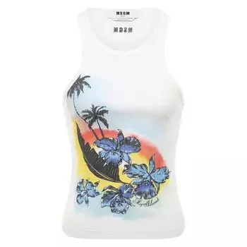 Хлопковая майка MSGM
