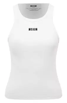 Хлопковая майка MSGM