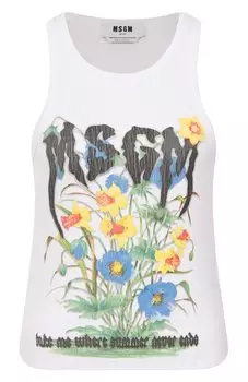 Хлопковая майка MSGM