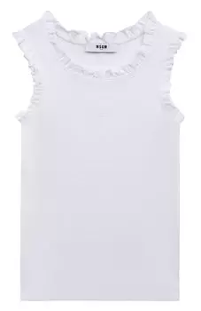 Хлопковая майка MSGM kids