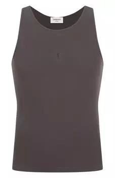 Хлопковая майка Saint Laurent