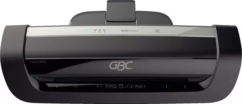 Ламинатор GBC Fusion Plus 6000L, A3, 75мкм - 250мкм, валов:6, горячее ламинирование, 122 см/мин., фото, реверс, черный/серый (4402134EU)