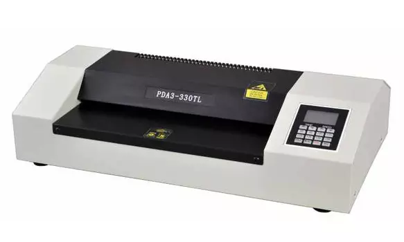 Ламинатор PingDa PDA3-330 TL, A3, 60 мкм - 250 мкм, валов:4, горячее + холодное ламинирование, 160 см/мин., реверс, белый/черный (PDA3-330TL)