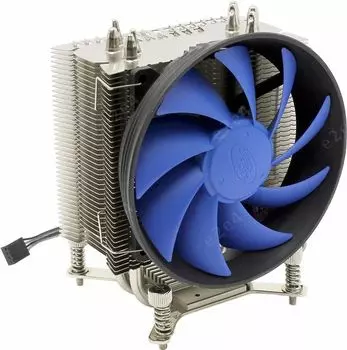 Кулер для процессора DeepCool GAMMAXX S40 для Socket 775/115x/1200/1356/1366/2011/2011-3/AM2/AM2+/AM3/AM3+/FM1/AM4/FM2/FM2+, 120мм, 1600rpm, 26.1 дБ, 125W, 4-pin PWM, Al+Cu