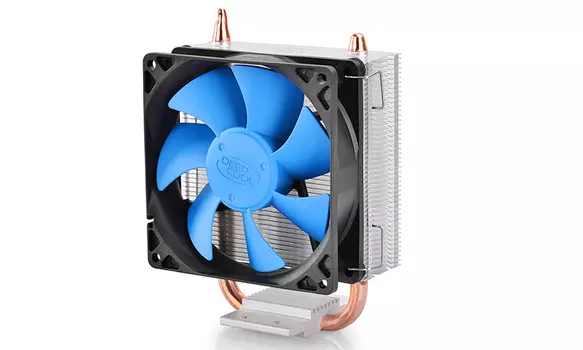 Кулер для процессора DeepCool ICE BLADE 100 PWM для Socket 115x/775/AM2+/AM3/AM3+/FM1/FM2/FM2+/AM2, 92мм, 2200rpm, 29.2 дБ, 100W, 4-pin PWM, Al (DP-MCH1D8-IB100PWM)