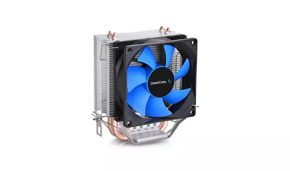 Кулер для процессора DeepCool ICE EDGE MINI FS V2.0 для Socket/115x/1200/1700/1851/AM4/AM5, 80 мм, 2200rpm, 24.7 дБА, 100 Вт, 3-pin, Al (DP-MCH2-IEMV2)