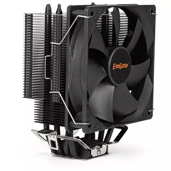 Кулер для процессора Exegate Dark Magic EXX400-PWM для Socket 775/115x/1200/AM2/AM2+/AM3/AM3+/FM1/AM4/FM2/FM2+, 120 мм, 2100rpm, 24 дБА, 140 Вт, 4-pin PWM, Al+Cu (EX286299RUS)