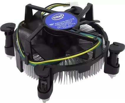 Кулер для процессора Intel Original для Socket/115x/1200, 80 мм, 2500rpm, 25 дБА, 65 Вт, 4-pin PWM, Al (LNC1156(E97379))