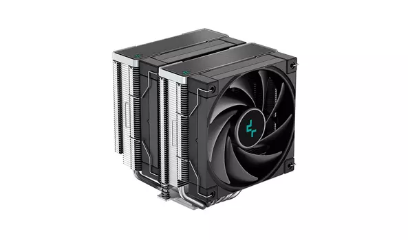 Кулер для процессора DeepCool AK620 для Socket/115x/1200/1700/1851/2011/2011-3/2066/AM4/AM5, 120 мм, 1850rpm, 28 дБА, 260 Вт, 4-pin PWM, Al+Cu (R-AK620-BKNNMT-G)