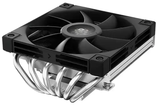 Кулер для процессора DeepCool AN600 для Socket/115x/1200/1700/1851/AM4/AM5, 120 мм, 1850rpm, 24.4 дБА, 180 Вт, 4-pin PWM, Al+Cu (R-AN600-BKNNMN-G)