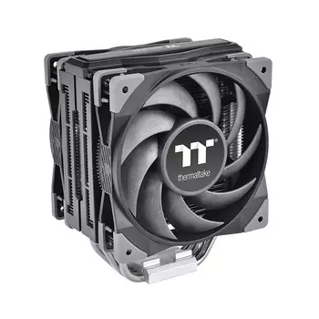 Кулер для процессора Thermaltake TOUGHAIR 510 для Socket/115x/1200/1700/1851/AM2/AM2+/AM3/AM3+/FM1/AM4/FM2/FM2+, 120 мм, 2000rpm, 23.6 дБА, 180 Вт, 4-pin PWM, Al+Cu (CL-P075-AL12BL-A)