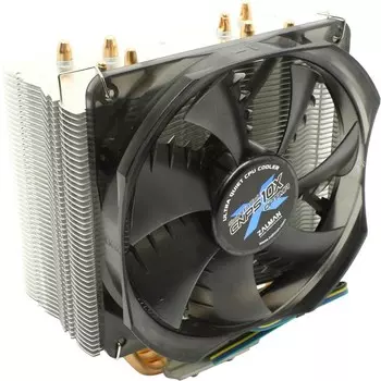 Кулер для процессора Zalman CNPS10X Optima для Socket 775/115x/1200/1356/1366/AM2/AM2+/AM3/AM3+/FM1/FM2/FM2+, 120 мм, 1700rpm, 28 дБА, 140 Вт, 4-pin PWM, Al+Cu