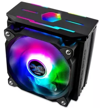 Кулер для процессора Zalman CNPS10X OPTIMA II BLACK RGB для Socket/115x/1200/1356/1366/2011/2011-3/2066/AM2/AM2+/AM3/AM3+/FM1/AM4/FM2/FM2+, 120 мм, 1500rpm, 27 дБА, 180 Вт, 4-pin PWM, Al+Cu, RGB (CNPS10X OPTIMA II BLACK RGB)