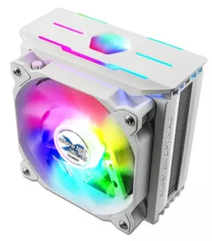 Кулер для процессора Zalman CNPS10X OPTIMA II WHITE RGB для Socket/115x/1200/1356/1366/2011/2011-3/2066/AM2/AM2+/AM3/AM3+/FM1/AM4/FM2/FM2+, 120 мм, 1500rpm, 27 дБА, 180 Вт, 4-pin PWM, Al+Cu, RGB (CNPS10X OPTIMA II WHITE RGB)