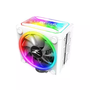 Кулер для процессора Zalman CNPS16X WHITE для Socket 115x/2066/2011/2011-3/AM4, 120мм, 1500rpm, 27 дБ, 150W, 4-pin PWM, Al+Cu, RGB