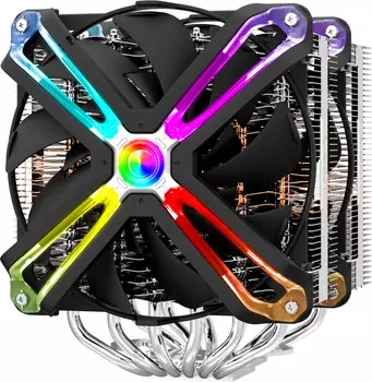 Кулер для процессора Zalman CNPS20X для Socket/115x/1200/2011/2011-3/2066/AM2+/AM3/AM3+/FM1/AM4/FM2/FM2+, 140 мм, 1500rpm, 29 дБА, 300 Вт, 4-pin PWM, Al+Cu, RGB