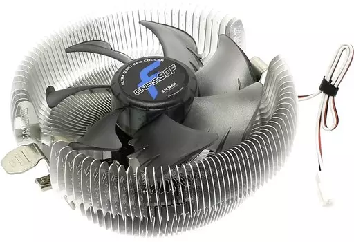 Кулер для процессора Zalman CNPS90F для Socket 775/115x/1200/AM2/AM2+/AM3/AM3+/FM1/FM2/FM2+, 90 мм, 2300rpm, 29 дБА, 95 Вт, 3-pin, Al
