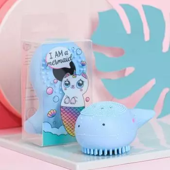 Массажер для лица "Которусалочка", голубой, 10 х 4,5 х 5,5 см