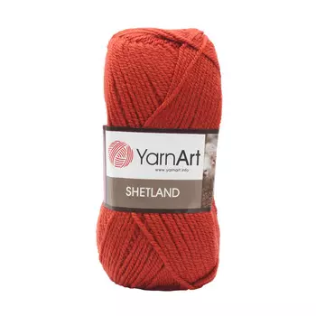 Пряжа YarnArt 'Shetland' 100гр 220м (30% шерсть, 70% акрил) (520 терракот)