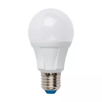Светодиодная лампа E27 8W 3000K (теплый) Uniel LED-A60 8W-WW-E27-FR PLP01WH (UL-00001522)