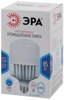Лампа светодиодная ЭРА E27 85W 4000K матовая LED POWER T140-85W-4000-E27/E40 Б0032087