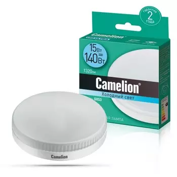 Светодиодная лампа GX53 15W 4500К (белый) Camelion LED15-GX53/845/GX53 (13647)