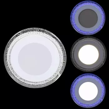 Встраиваемый светодиодный светильник Reluce 34063-9.0-001QP LED6+3W BL (1389994)