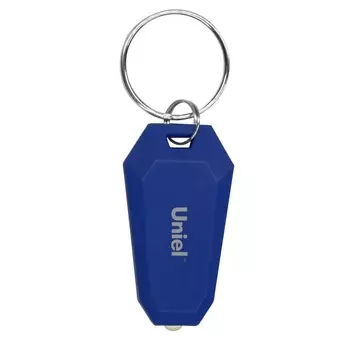 Светодиодный фонарь-брелок на батарейках 1LED Uniel Стандарт S-KL021-T BLUE (UL-00004094)