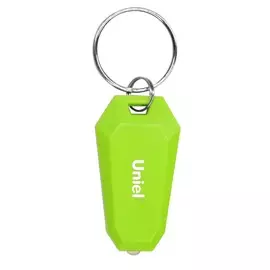 Светодиодный фонарь-брелок на батарейках 1LED Uniel Стандарт S-KL021-T GREEN (UL-00004095)